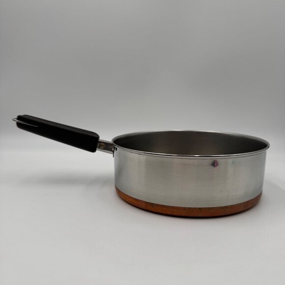 Revere Ware 1-Quart Saucepan with Copper Bottom U.S.A. NO LID - Picture 3 of 6
